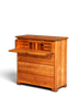 Stilvolle Biedermeier Kommode Antik Schrank Schubladenkommode Weichholz Wäschekommode