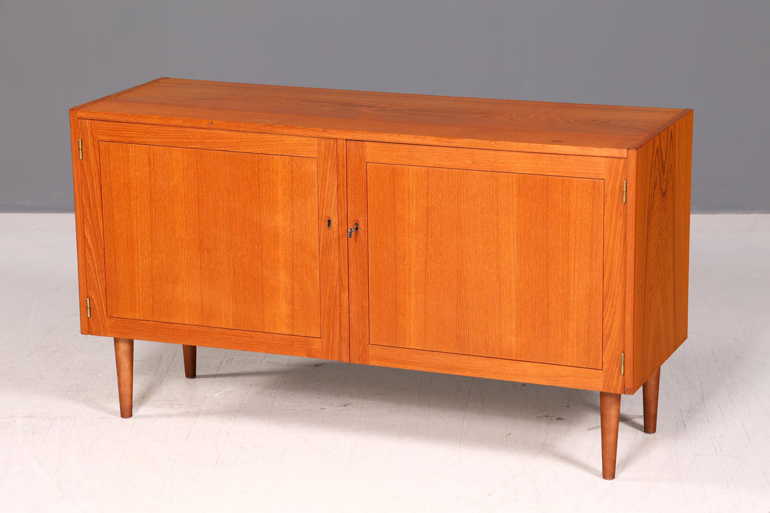 Prachtig mid-century dressoir teak hout vintage kast retro jaren 60 sideboard Deens design tv-kast