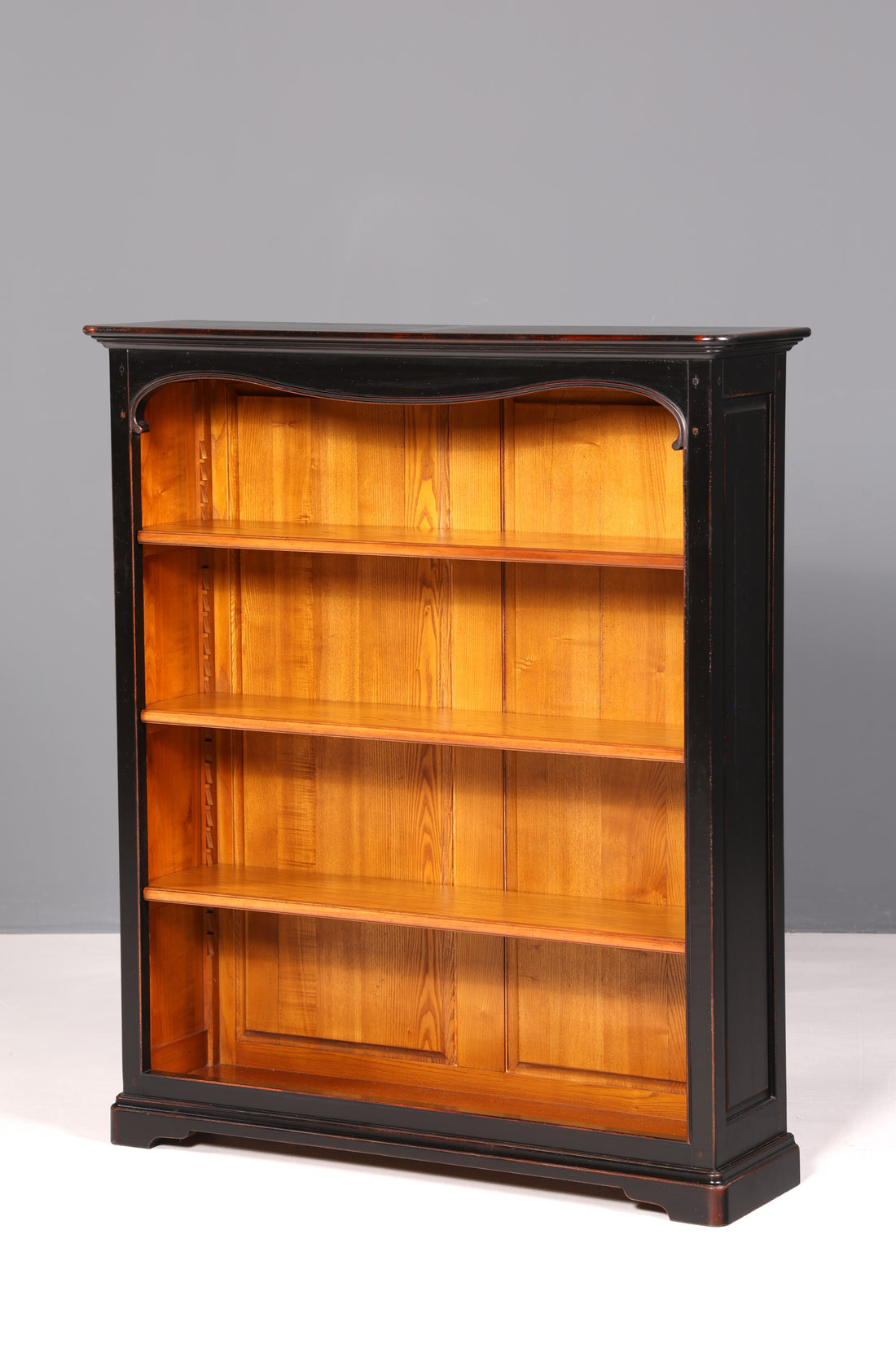 G083 Finish cm Wunderschönes Jugendstil Bücherregal Eiche Regal Antik Englisch Buchablage