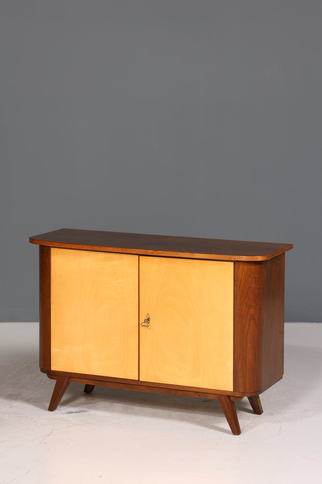 Wunderschöne Mid Century Kommode Vintage Schrank Retro Flur Kommode 60s Regal Sideboard