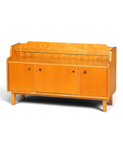 F966 Finish cm Wunderschönes Mid Century Kommode Vintage TV Sideboard 60s Schrank Flurkommode Klappschrank