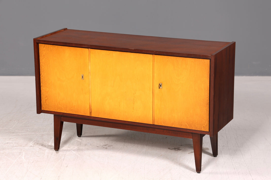 Prachtig midcentury-dressoir, vintage tv-meubel, kast, buffetkast uit de jaren 60 van hout