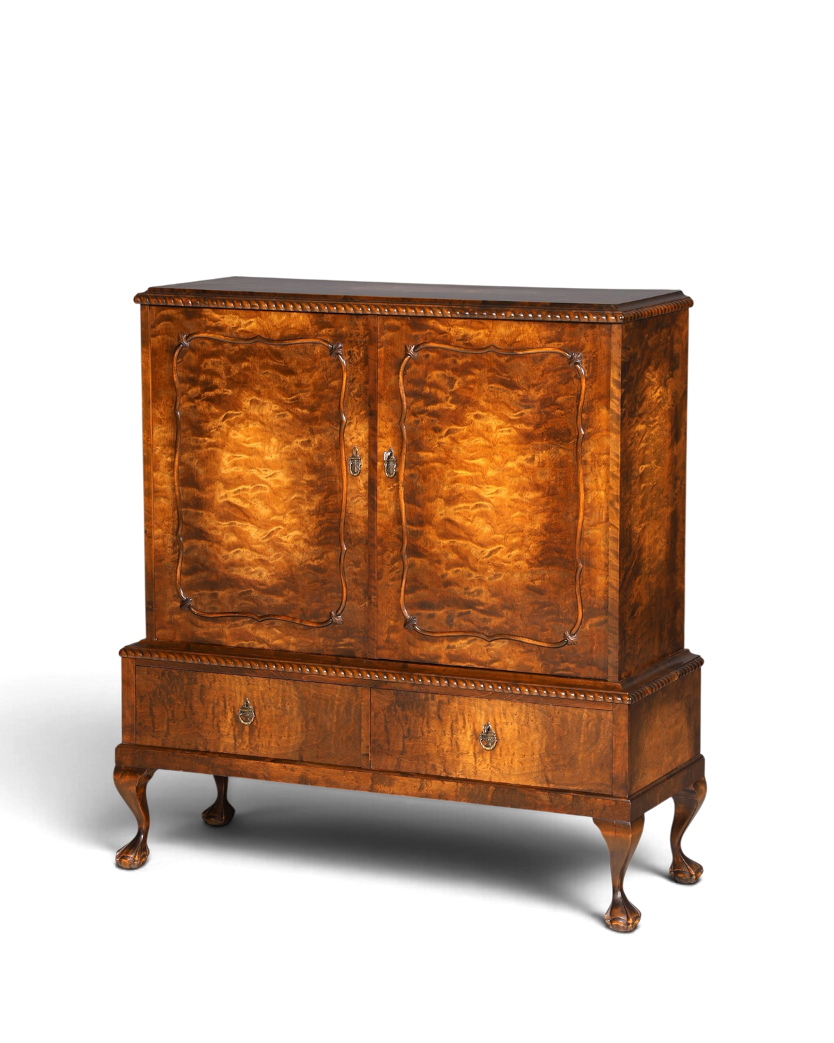 Chippendale Schrank Barock Stil Highboard Vertiko Wäscheschrank – Hauptstadt Möblerei Berlin