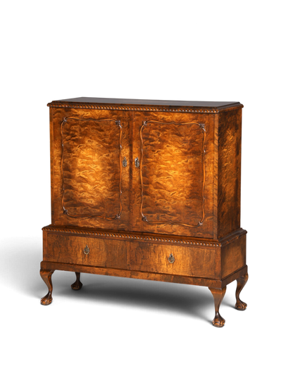 G365 Finish Stilvoller Original Art Deco Schrank Vertiko Sideboard um 1930 Highboard Kommode (Kopie)