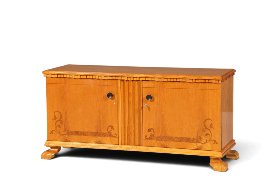Edler Original Art Deco Sideboard Skandinavisch Schrank Mid Century Kommode