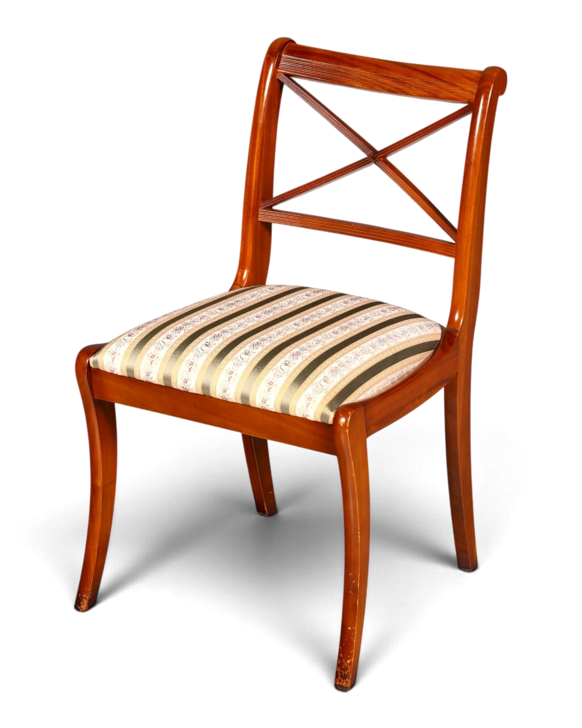 Beautiful English Yew Chair Dining Chair Kitchen Chair Desk Chair Upholstered Chair 3 of 4