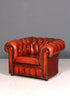 Stilvoller Original Chesterfield Sessel Englischer Armlehnsessel Englisch Herrensessel 1 von 2