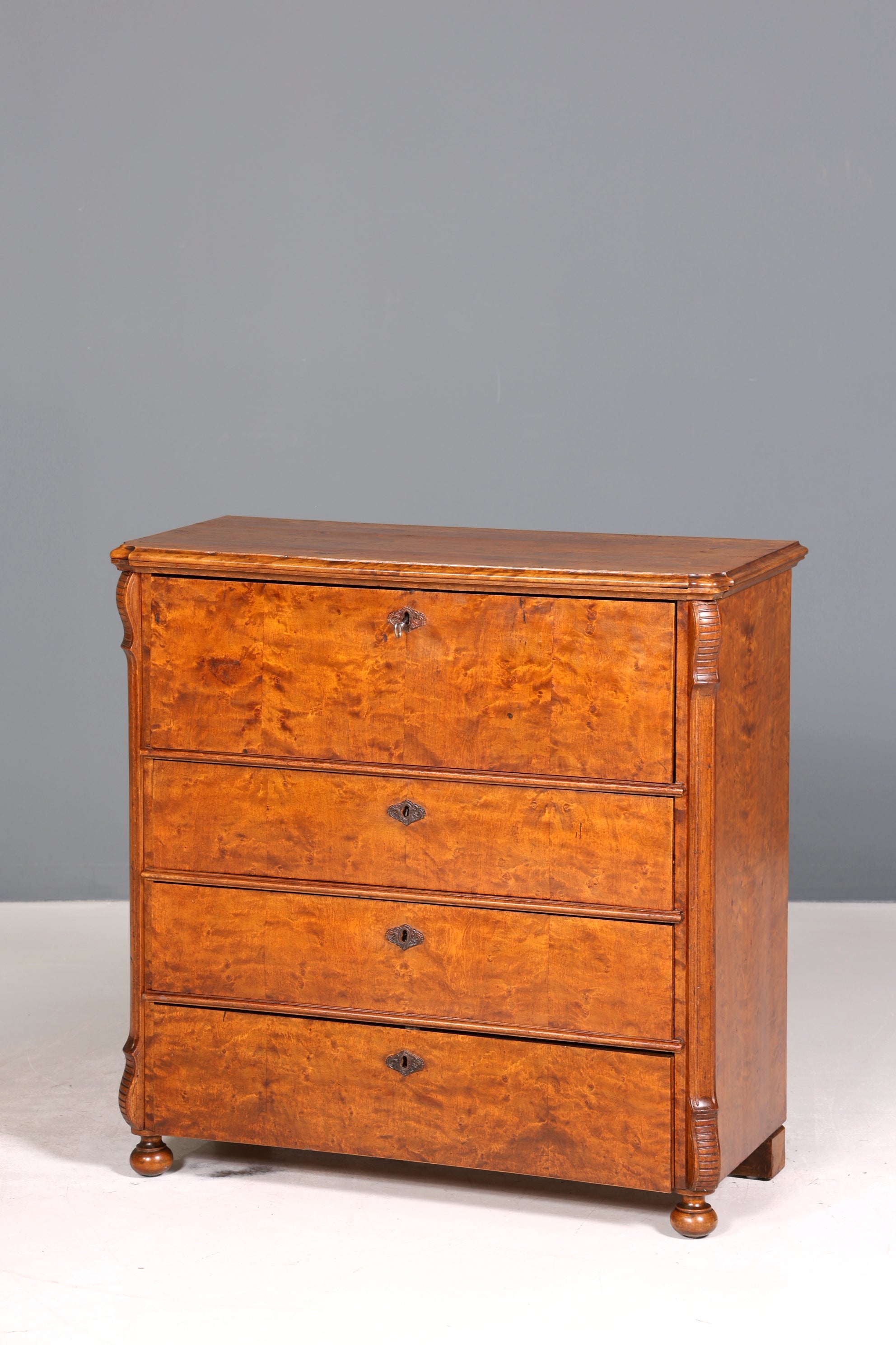 Wunderschöner Louis Philippe Sekretär um 1880 Gründerzeit Antik Schrank Schreibtisch