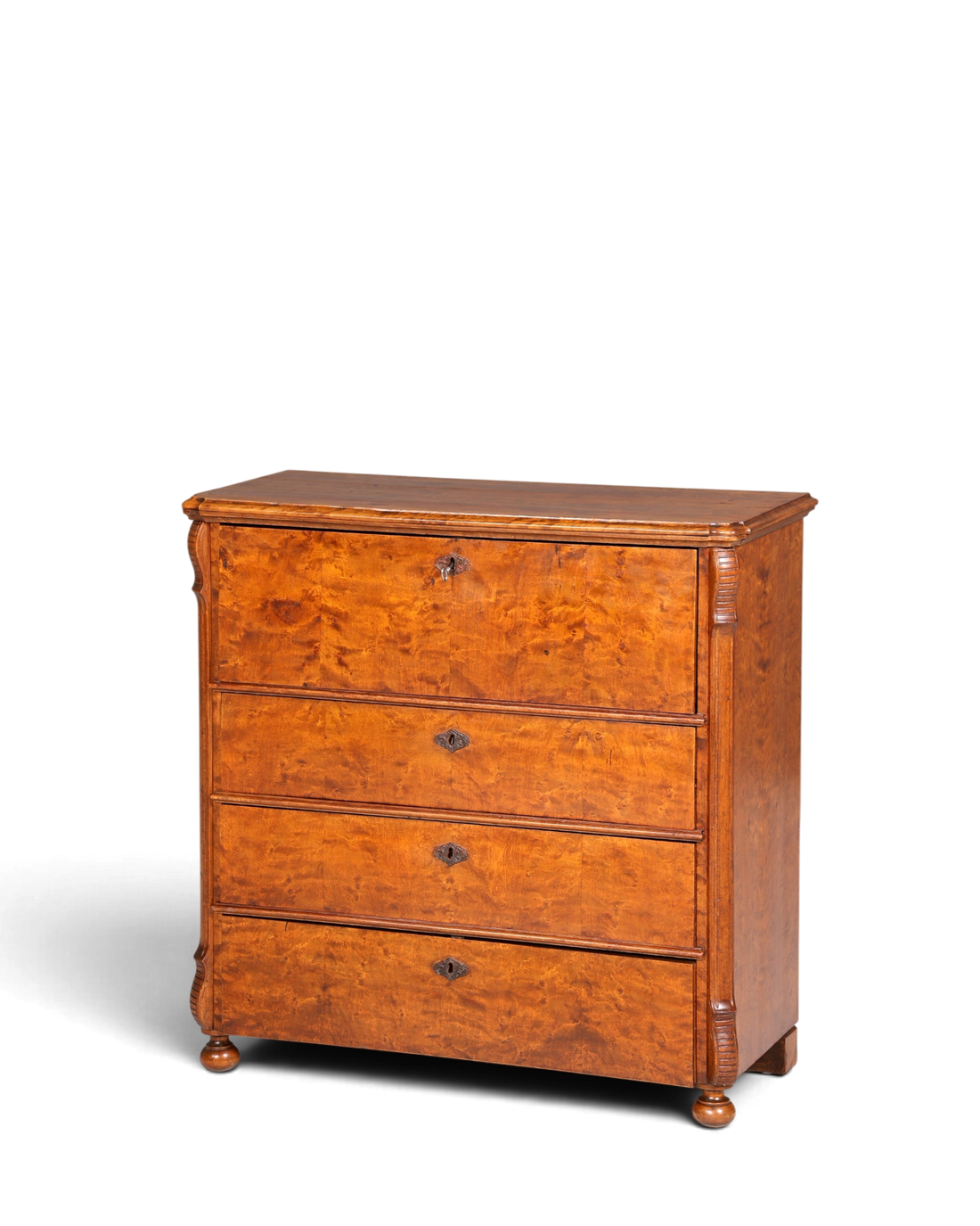 Wunderschöner Louis Philippe Sekretär um 1880 Gründerzeit Antik Schrank Schreibtisch