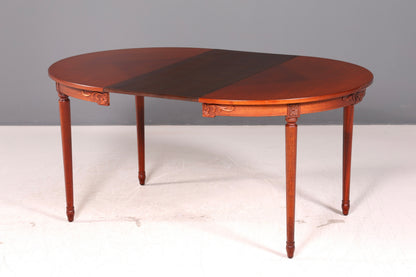 Wunderschöner Runder Tisch im Gustavianischen Stil Ausziehbar Esstisch Küchentisch Antik Esszimmer Vintage
