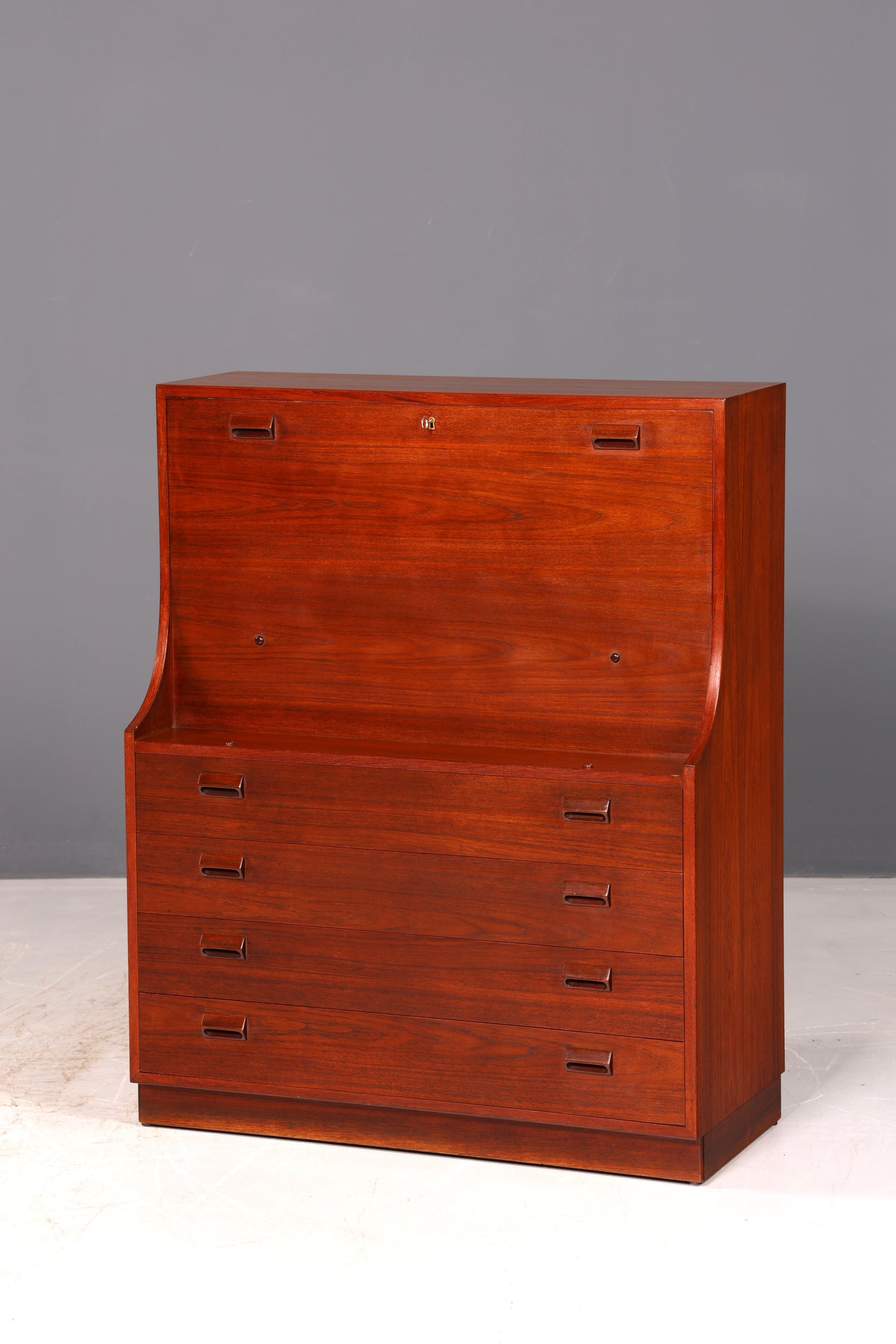 Wunderschöner Børge Mogensen Sekretär Mid Century Teak Vintage Schreibmöbel Kommode Danish Design Secretary