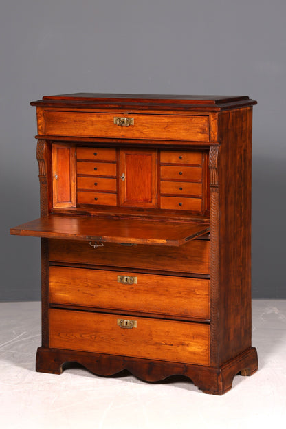 !Wunderschöner Gründerzeit Sekretär Vertiko Highboard Louis Philippe Kommode um 1880