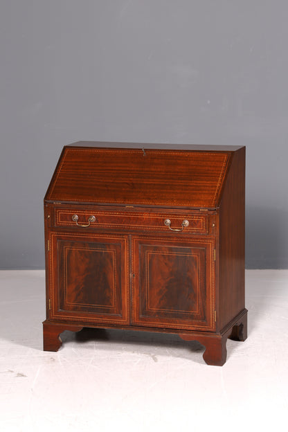 Wunderschöner Englischer Sekretär Schreibkommode Echt Holz Schreibtisch Kommode 60s Vintage