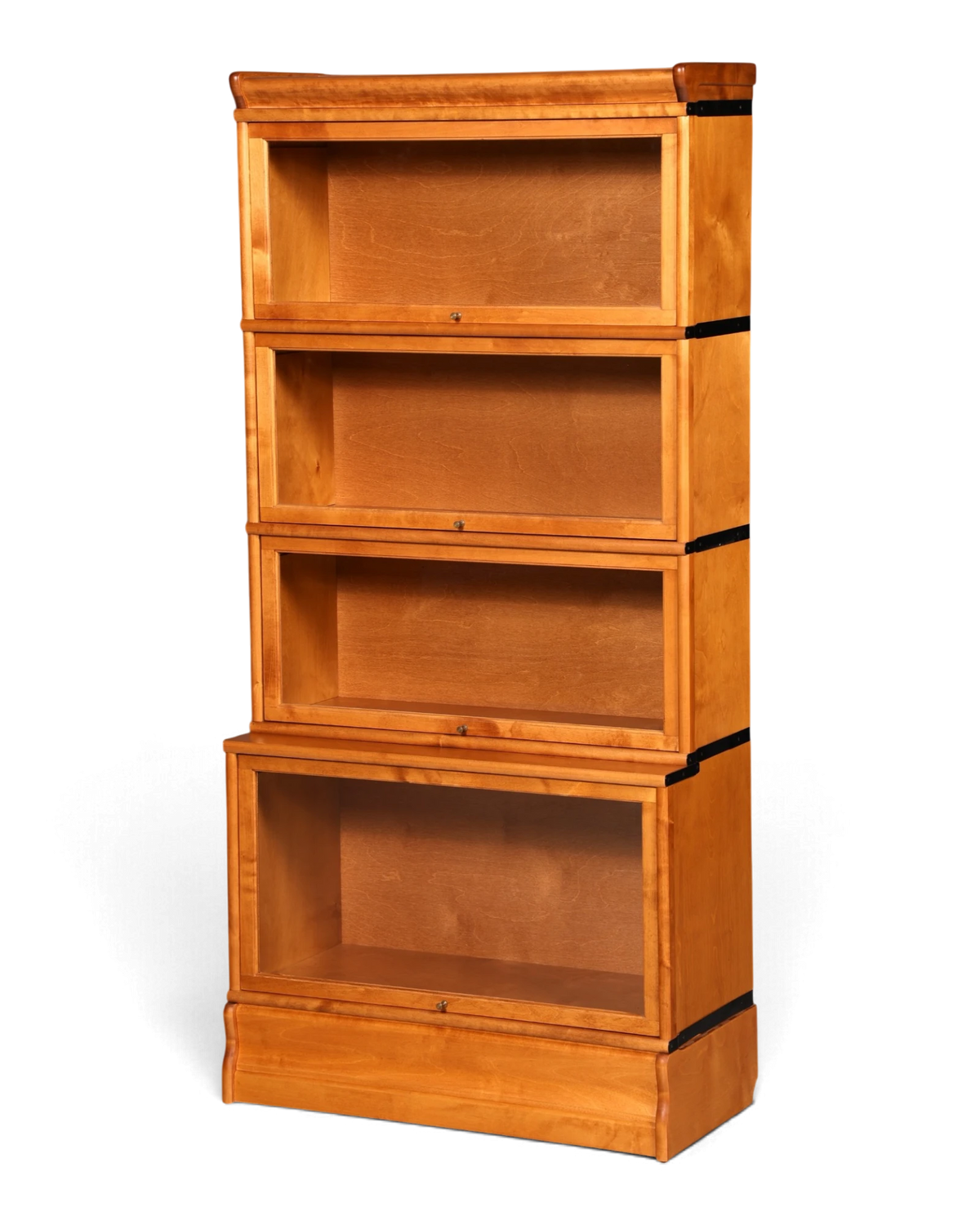 Beautiful Bookcase in the Globe Wernicke Style, English Modular Bookcase, Display Cabinet with Glass Doors, Stackable Shelving, Library, Solid Wood