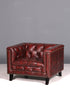 G137 Finish Stilvoller Original Chesterfield Sessel Englischer Armlehnsessel Englisch Herrensessel