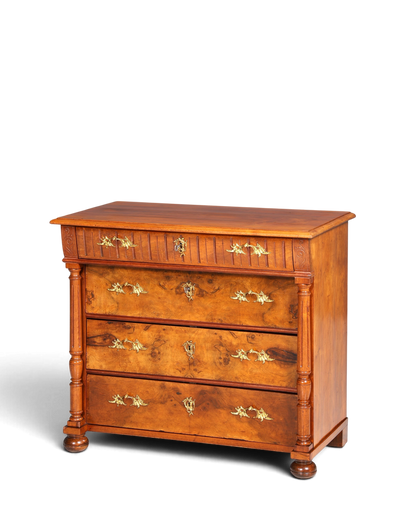 E910 Finish Wunderschöne Gründerzeit Kommode Louis Philippe Nussbaum Schubladen Kommode Sideboard um 1880