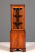 G248 Finish Wunderschöne Englische Eckvitrine Mahagoni Antik 60s echt Holz Schrank Eckschrank Glasvitrine (Kopie)