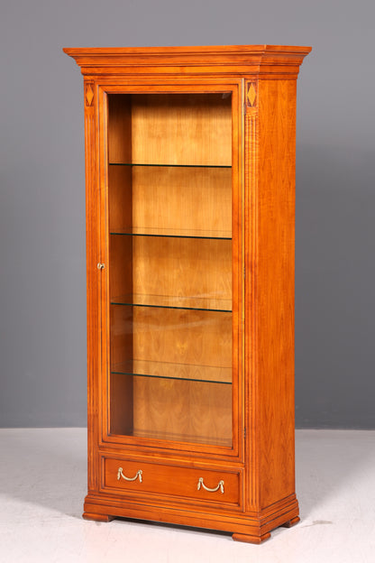 Traumhafte Original Selva Vitrine Villa Borghese Antik Stil Glasvitrine Buffet Schrank mit Beleuchtung