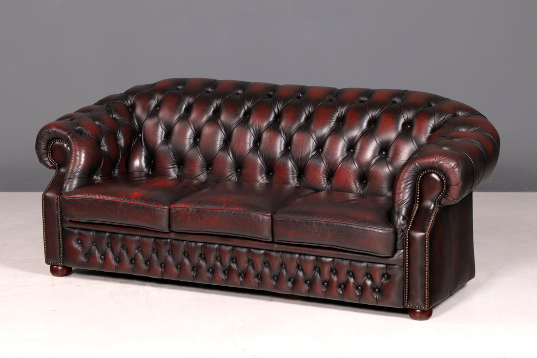 G548 Finish cm Wunderschönes Original Chesterfield Centurion Sofa 3- Sitzer echt Leder Couch (Kopie)