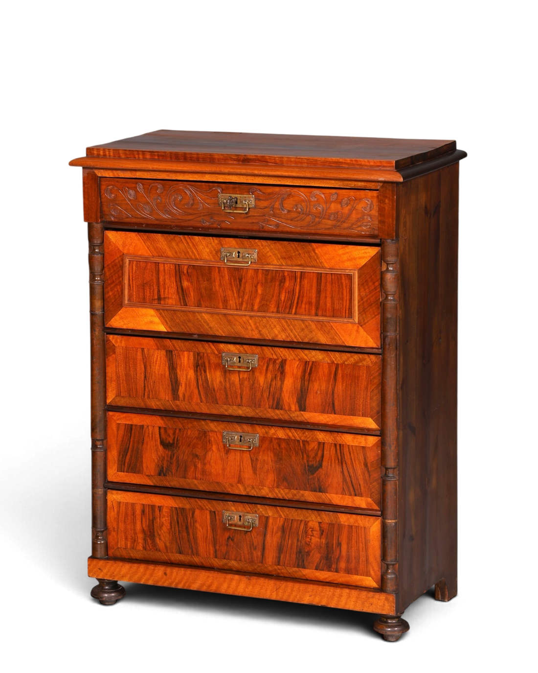 Wunderschöne Gründerzeit Kommode Jugendstil Vertiko Schubladenkommode Antik Wäschekommode