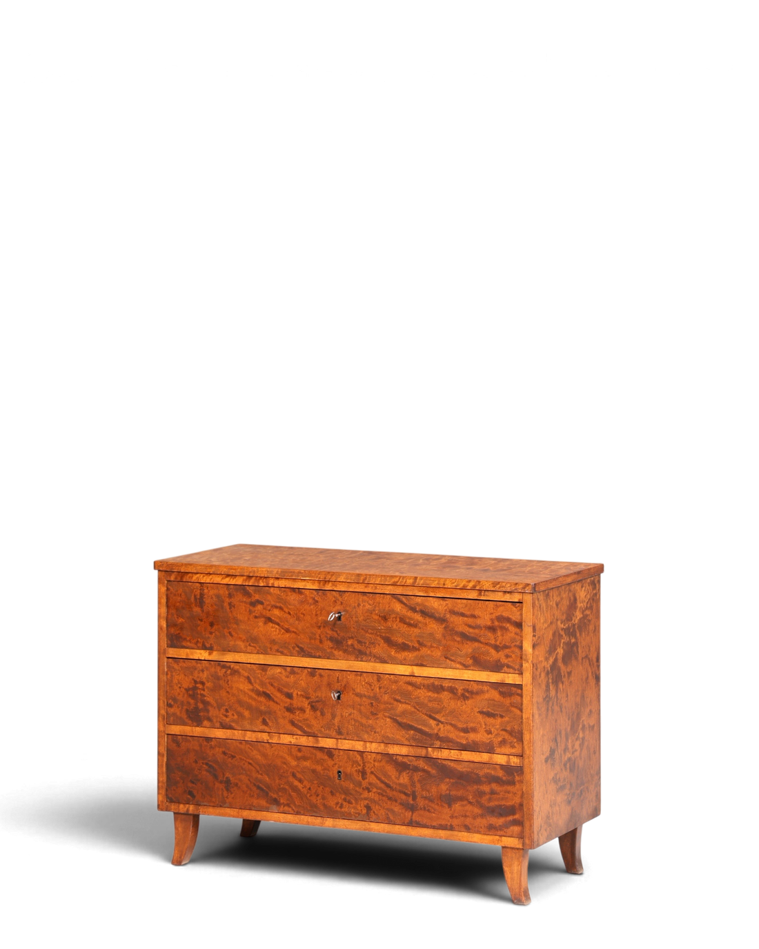 Stilvolle antike Kommode im Biedermeier Stil Schrank Schubladenkommode Wäschekommode