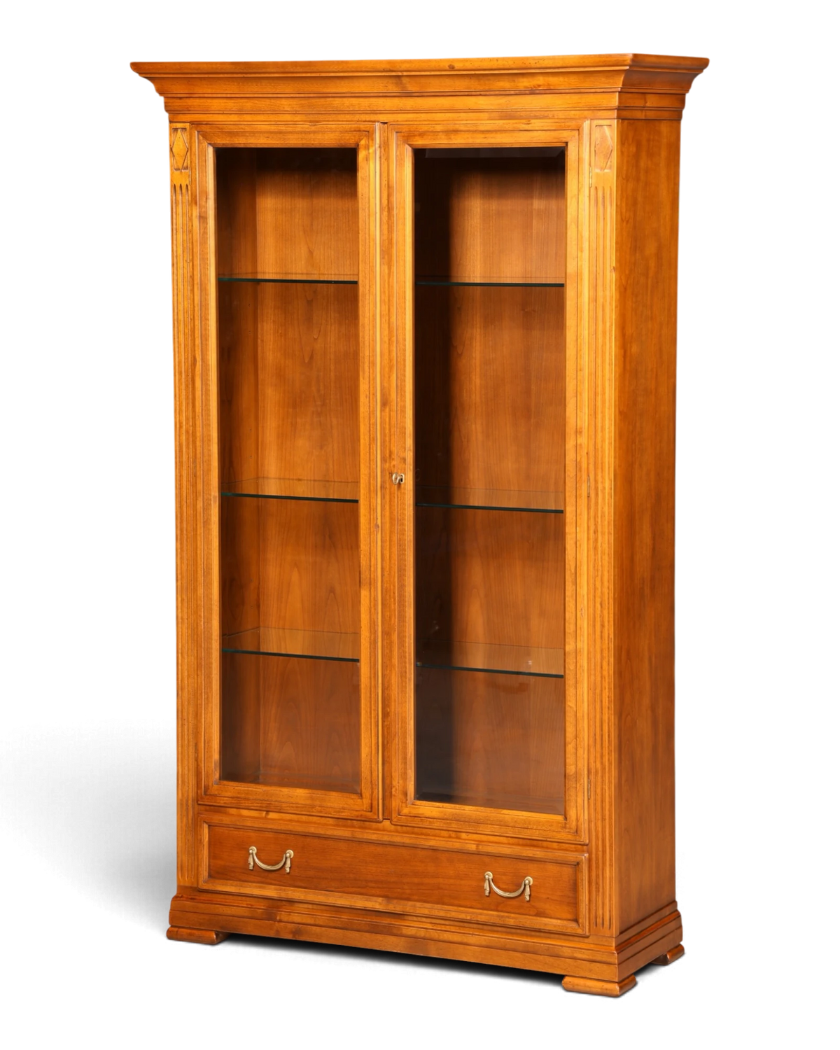 Wunderschöne Original Selva Vitrine Antik Stil Villa Borghese Buffet Schrank Glasvitrine mit Beleuchtung