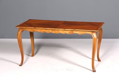 Beautiful Chippendale coffee table, real wood, Baroque style living room table