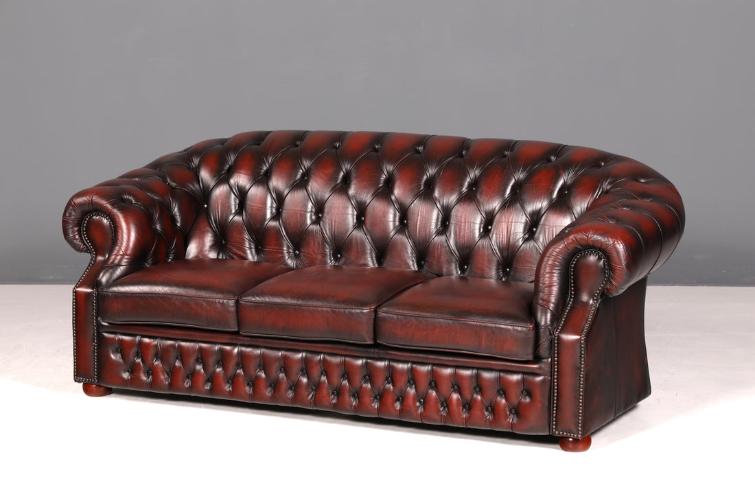Wunderschönes Original Chesterfield Centurion Sofa 3- Sitzer echt Leder Couch Ledersofa