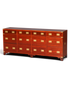 Traumhaftes XXL Maritim Sideboard Englische Schiffs Kommode Englisch Antik Schrank Military Chest