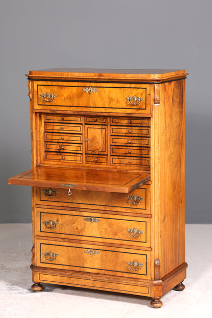 Traumhafter Gründerzeit Sekretär Vertiko Highboard Jugendstil Kommode Schrank um 1890