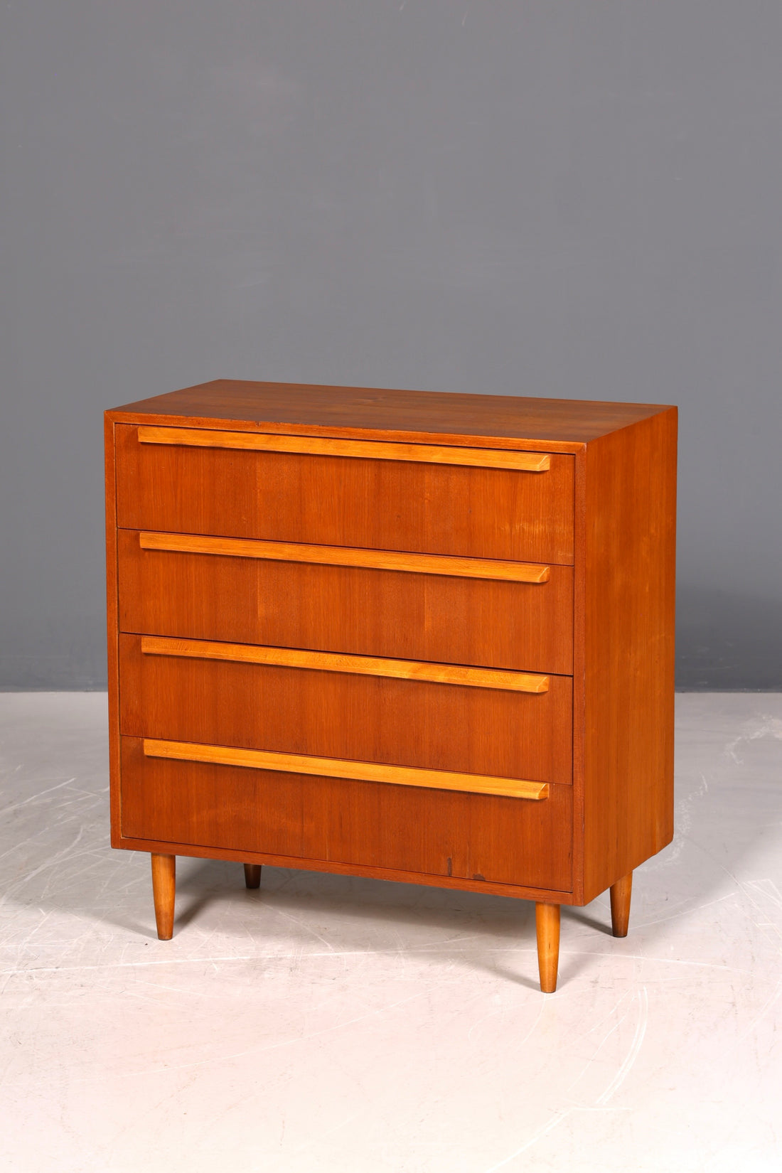 Wunderschöne Mid Century Kommode Teak Holz Sideboard Vintage Danish Design Schubladen Kommode