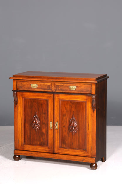 Beautiful Gründerzeit (late 19th century) cabinet, Art Nouveau chest of drawers, antique sideboard, dresser