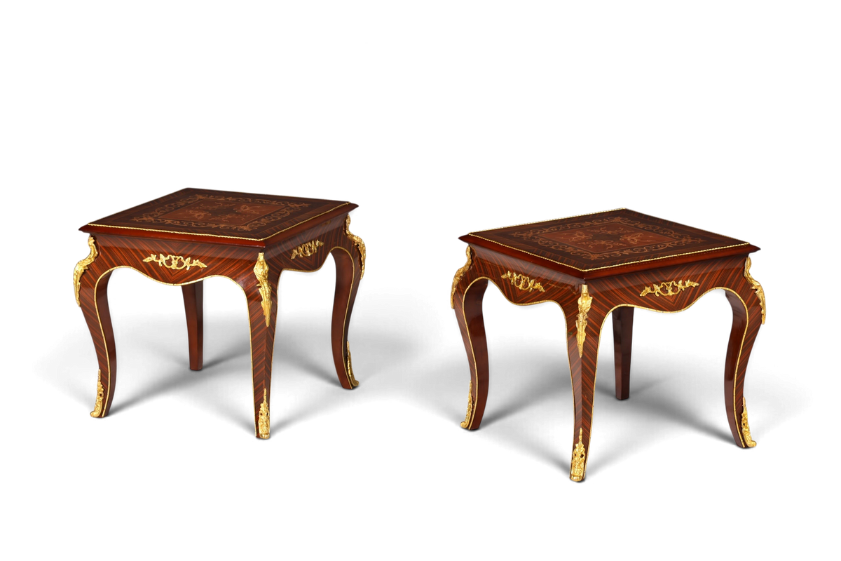 2x Barock Stil Louis XV Couchtische Antik Stil Ablagetische – Hauptstadt Möblerei Berlin