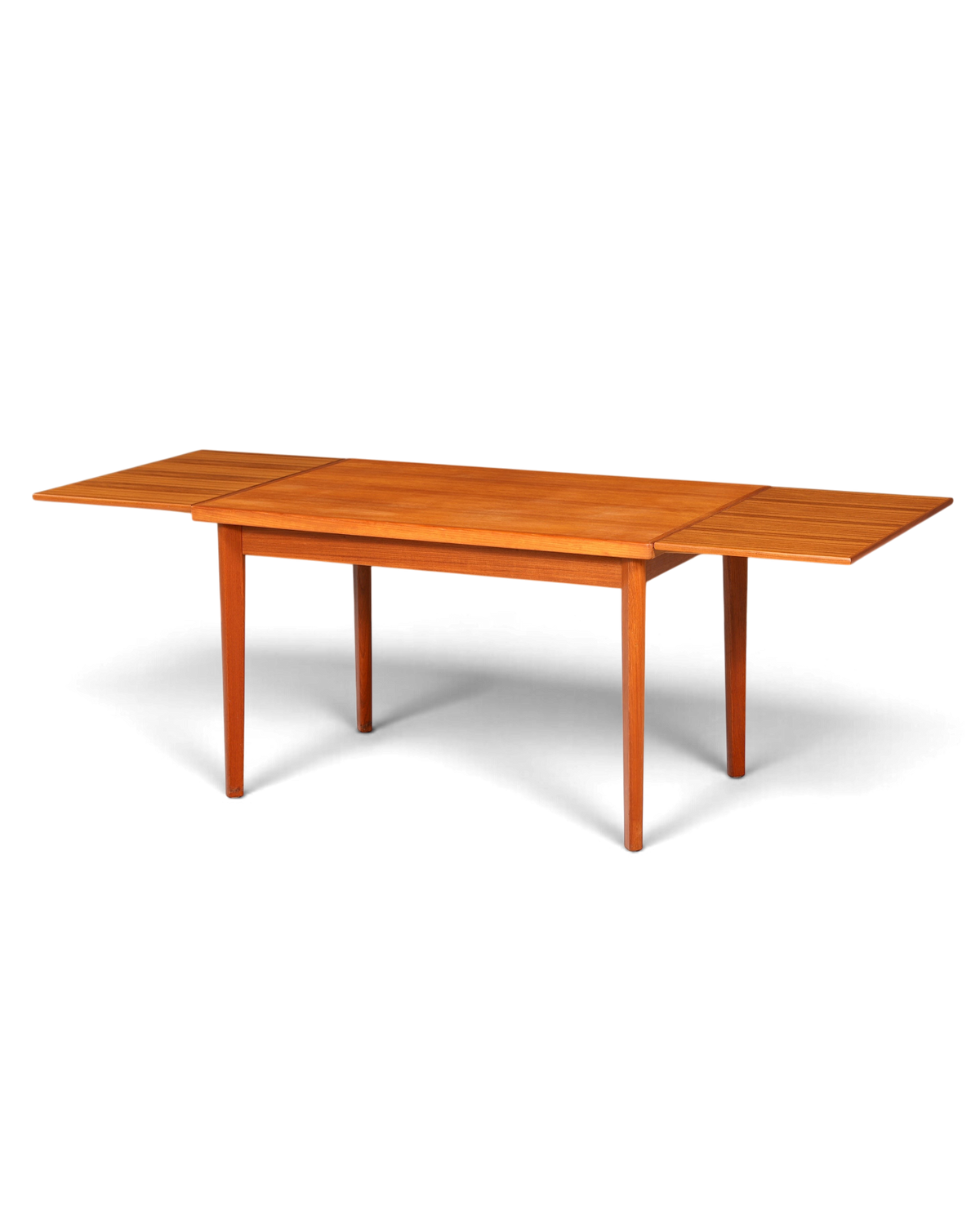 Mid Century Esstisch ausziehbarer Danish Design echt Holz Küchentisch – Hauptstadt Möblerei Berlin