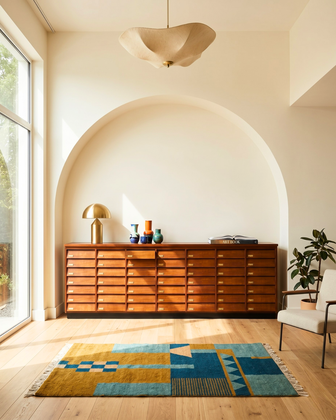 Prachtige XXL Mid Century dressoir vintage Bauhaus apothekerskast retro ladekast  