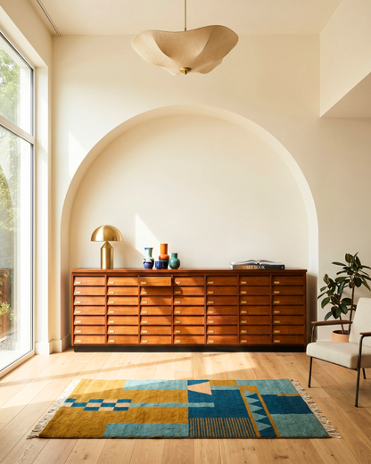 Prachtige XXL Mid Century dressoir vintage Bauhaus apothekerskast retro ladekast  