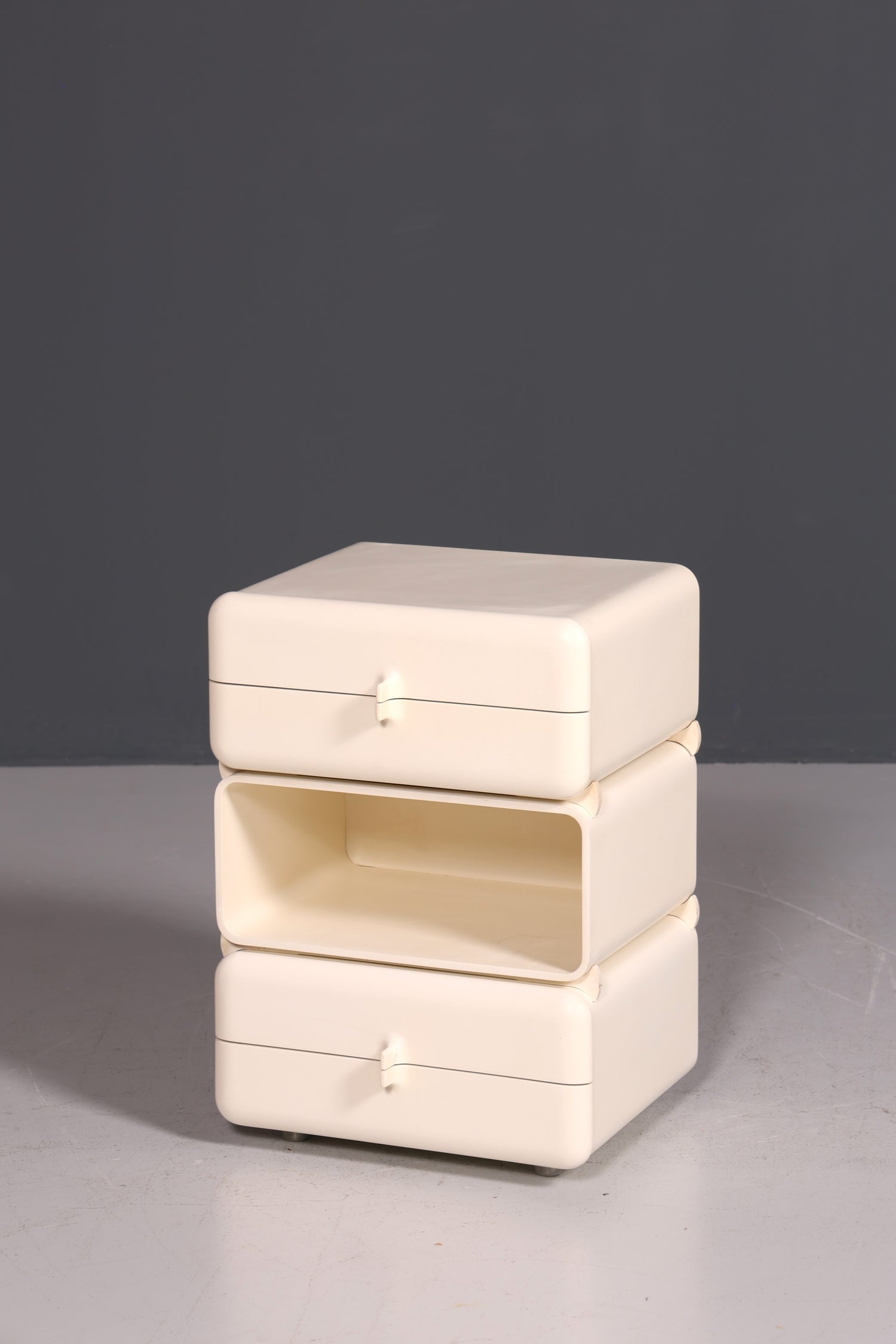 Rare Mid-Century Chest of Drawers, Space Age Modular Nightstand Design, French Vintage Chest of Drawers, 1 of 5