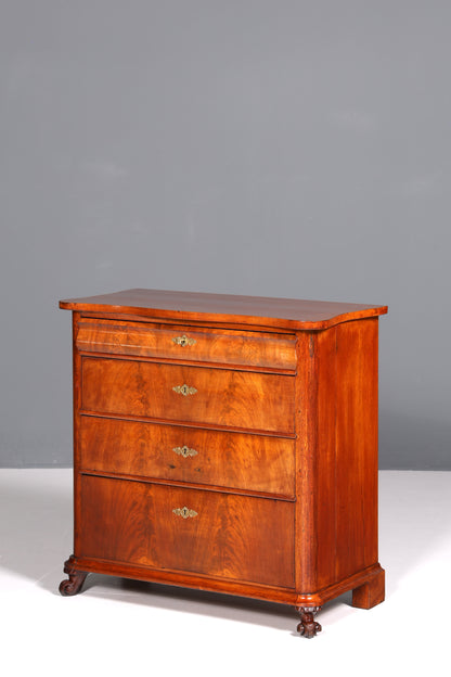 Stilvolle Louis Philippe Kommode Nussbaum Biedermeier Schubladenkommode um 1890