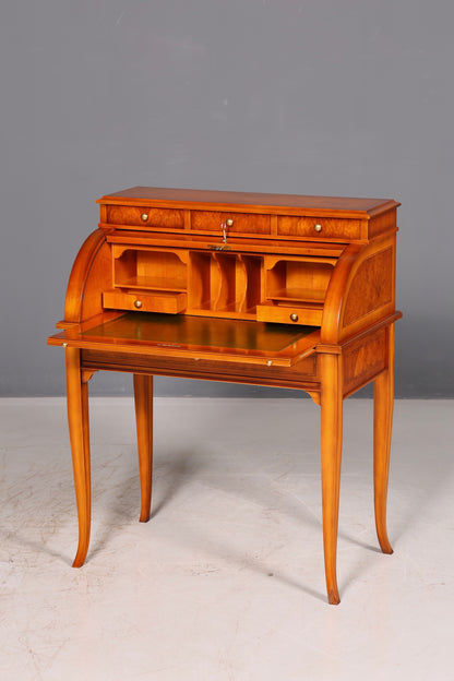 Wunderschöner Rollsekretär Zylindersekretär Sekretär im Barock Stil Antik um 1930 Büro Schreibkommode