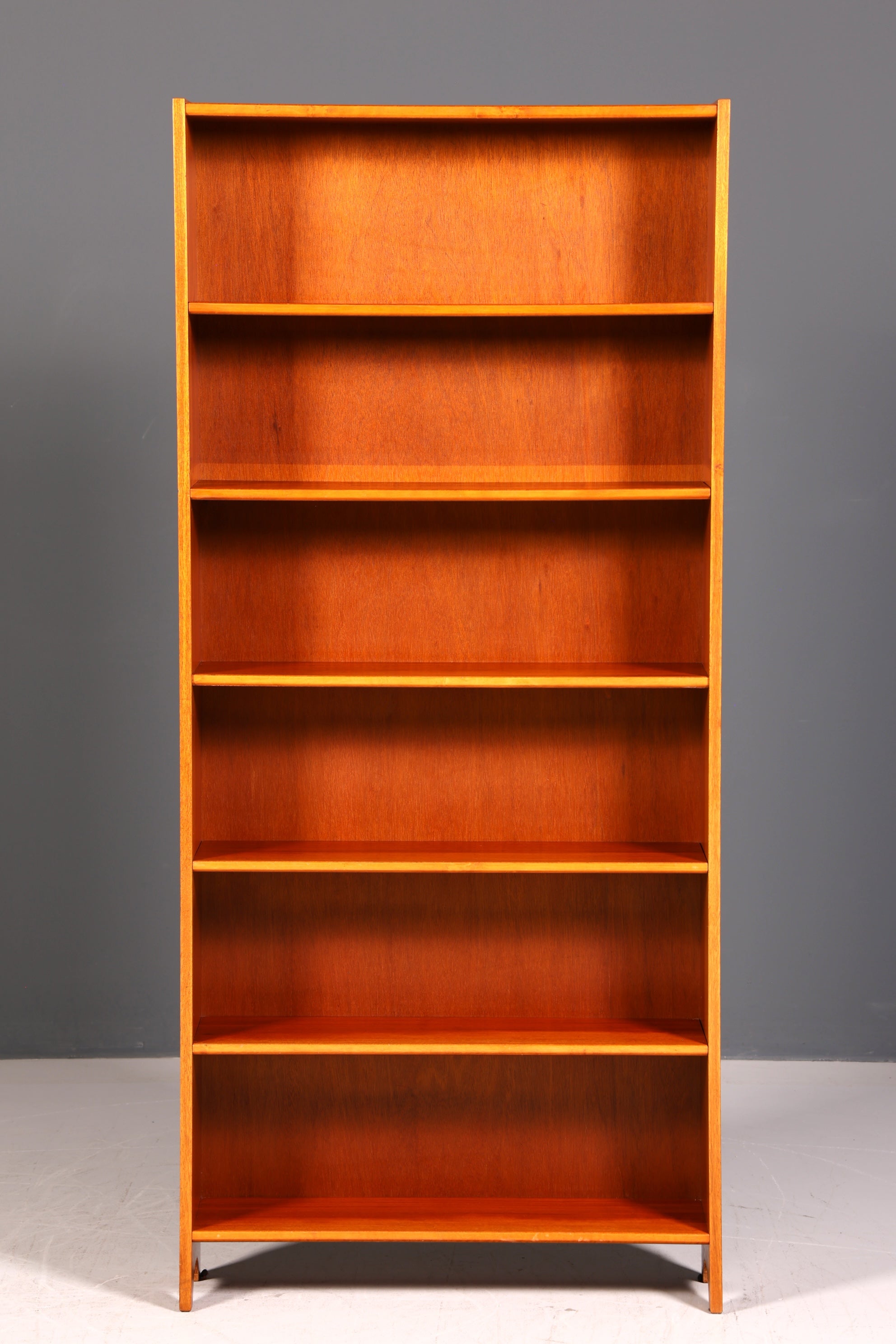 Edles Mid Century Regal Vintage Bücherregal Schrank Buchablage 60s Bookshelf Designer Holz