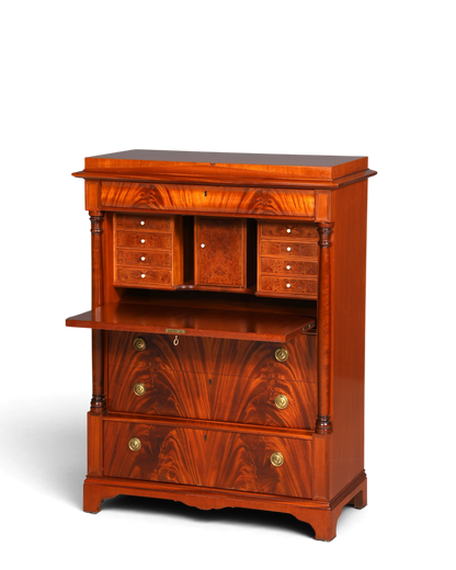 Stilvoller Original Biedermeier Sekretär Englisch Kommode Antik Bürokommode