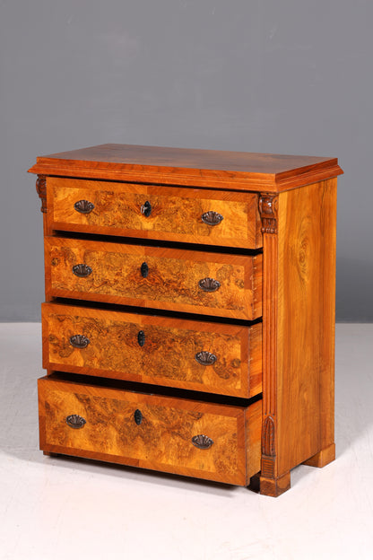 Wunderschöne Gründerzeit Kommode Louis Philippe Antik Sideboard Schubladenkommode Wäschekommode