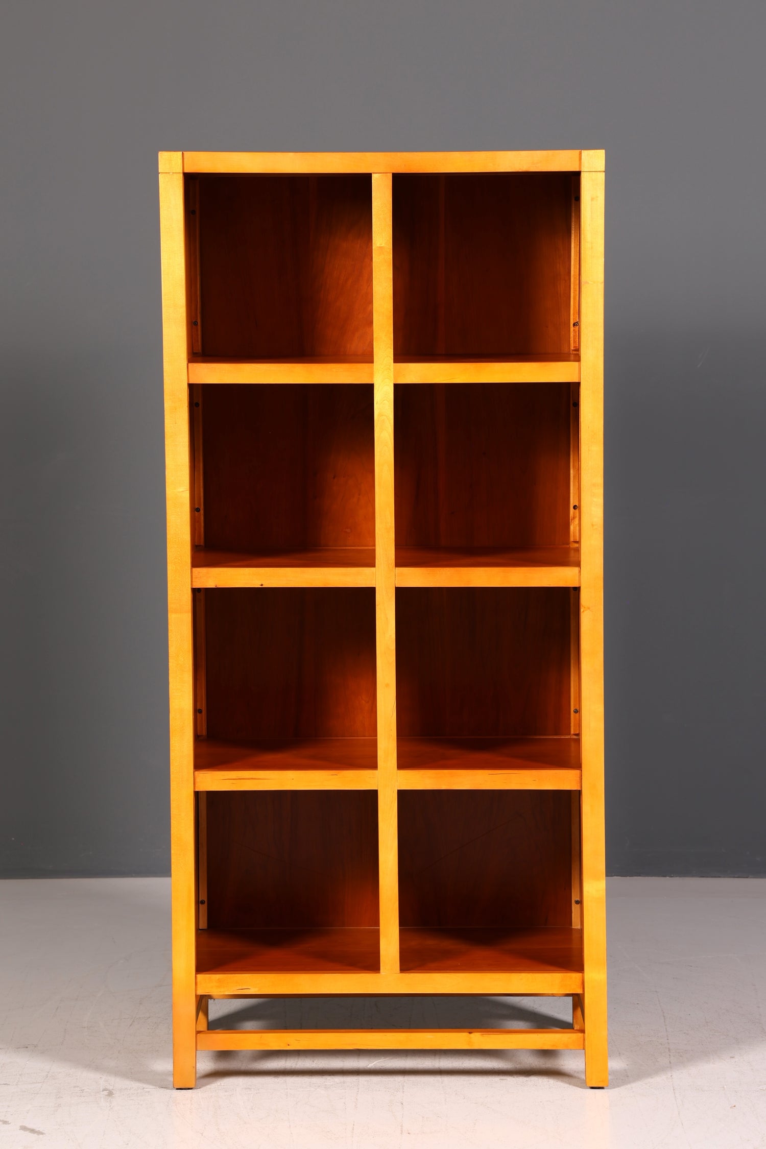 Original Drexel Heritage Bücherregal Kirschholz Regal USA Bookshelf Buchablage Massiv Holz Vintage Standregal Antik