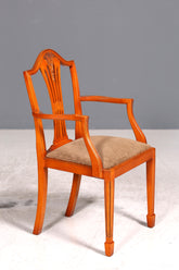 Edler Englischer Stuhl im Hepplewithe Stil Englisch Armlehnstuhl Dining Chair Küchenstuhl Sekretär Stuhl 2 von 2