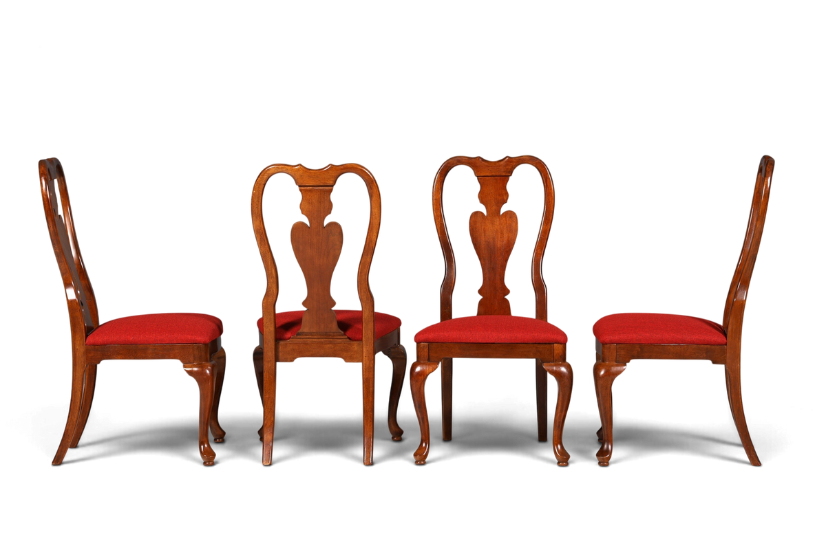 4x Wunderschöne Original Drexel Heritage Stühle Amerikanisch USA Stuhlset Küchenstühle Esszimmer Stühle