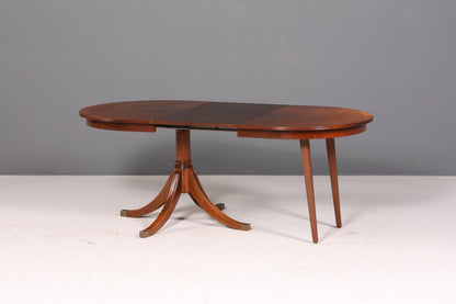 Beautiful English extendable dining table antique style 60s kitchen table mahogany