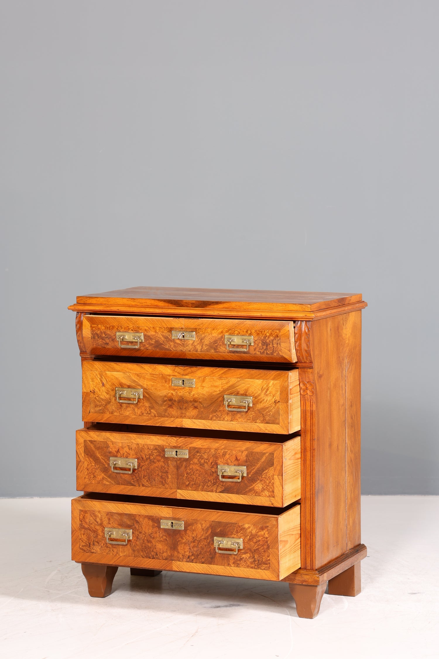 Edle Gründerzeit Kommode Jugendstil Schubladenkommode Antik Wäschekommode