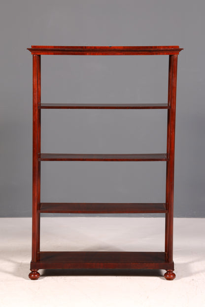 G398 Finish cm Stilvolle Gründerzeit Etagere Louis Philippe Regal um 1900 Bücherregal echt Holz Buchablage Bookshelf (Kopie)