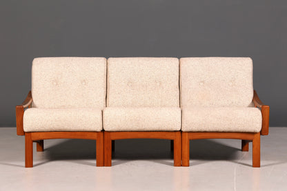 Wunderschönes Mid Century 3er Sofa Retro Couch Danish Design Polstersofa Vintage Canapé