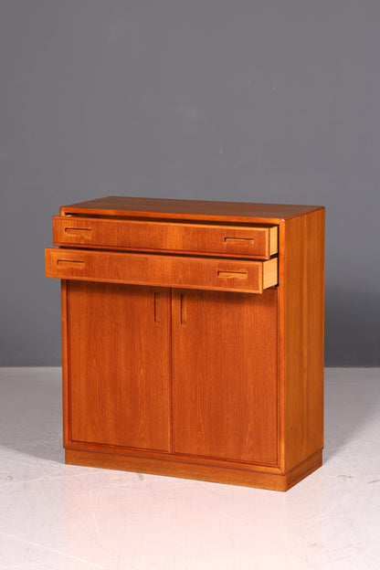 Edle Mid Century Teak Kommode Dänisch Schrank Sideboard Vintage 60er Danish Design